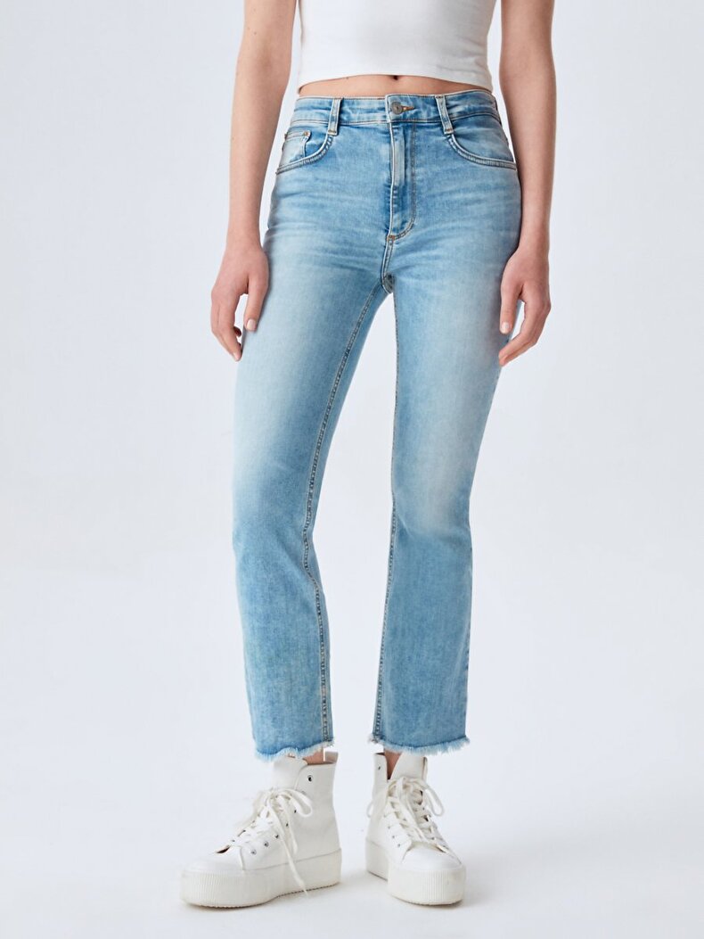 Lynda Cropped Flare Jeans Hosen
