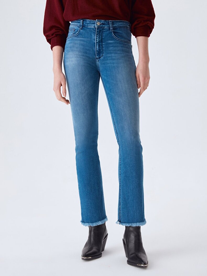 Lynda Cropped Flare Jeans Hosen