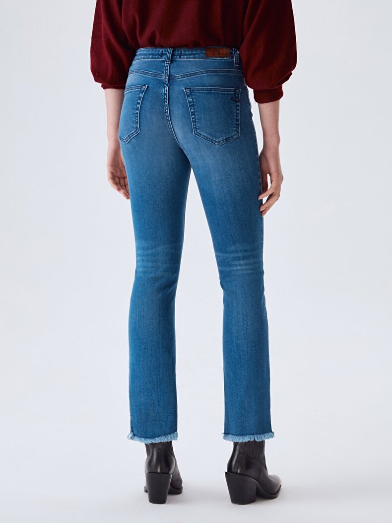 Lynda Cropped Flare Jeans Hosen