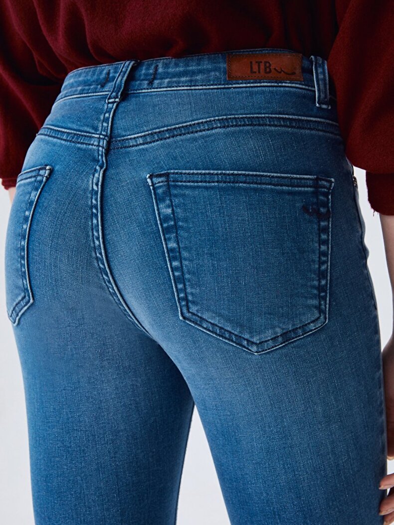 Lynda Cropped Flare Jeans Hosen