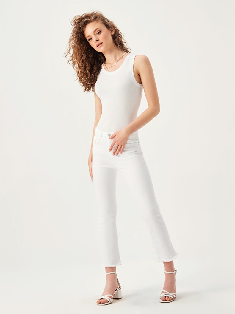Lynda Yüksek Bel Jean Trousers