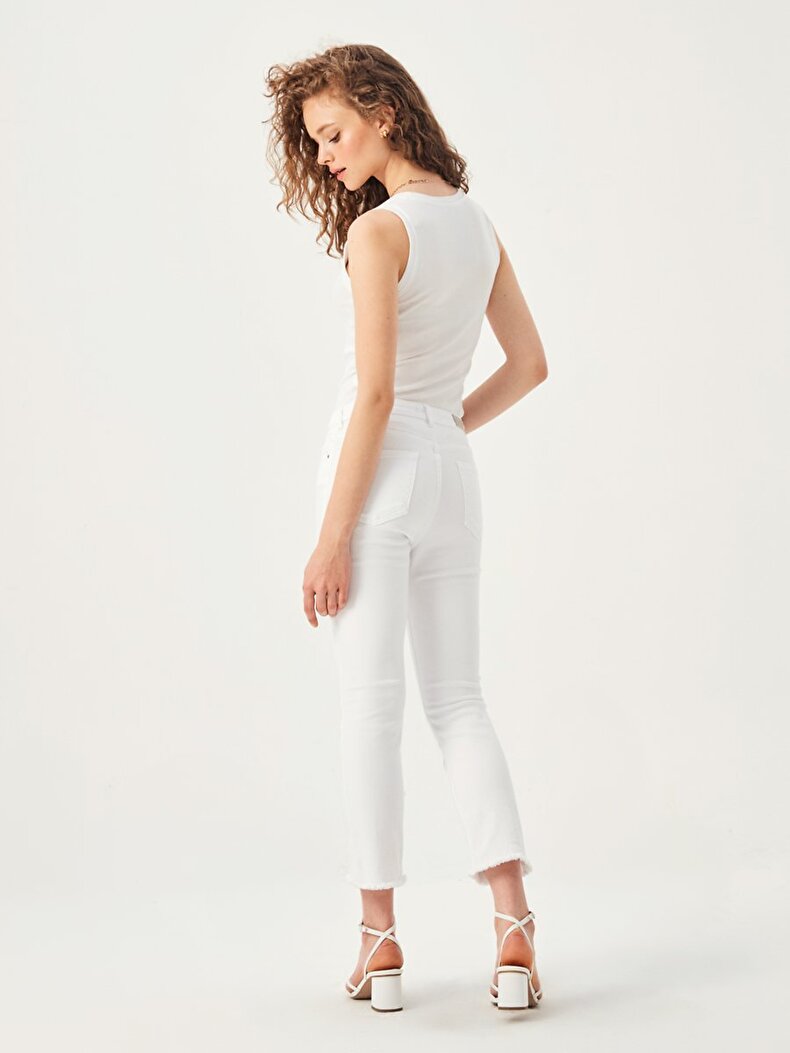 Lynda Yüksek Bel Jean Trousers