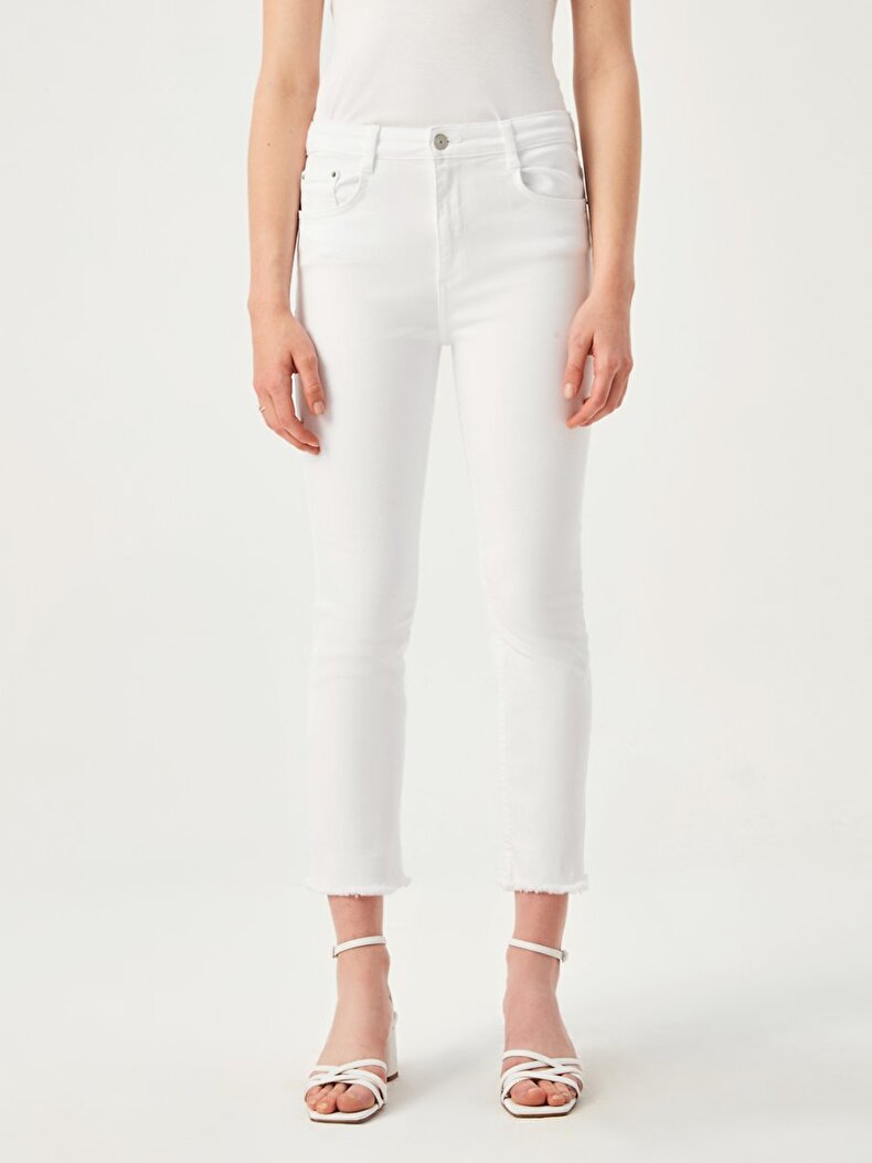 Lynda Yüksek Bel Jean Trousers