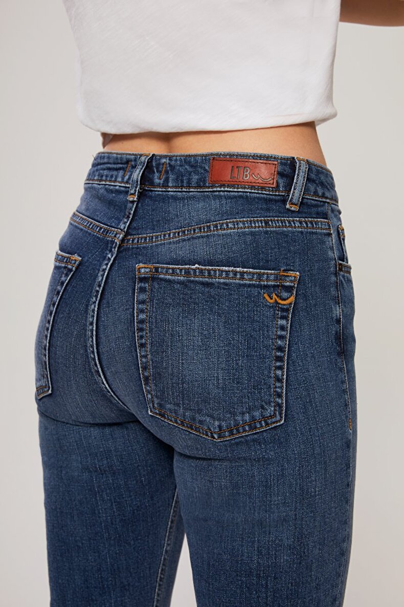 Pia Straight Cut Jeans Broek