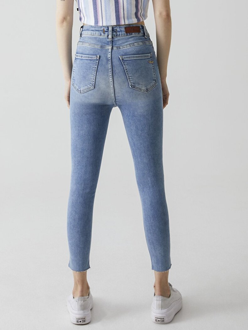 Melanie High Waist Skinny Jeans Trousers
