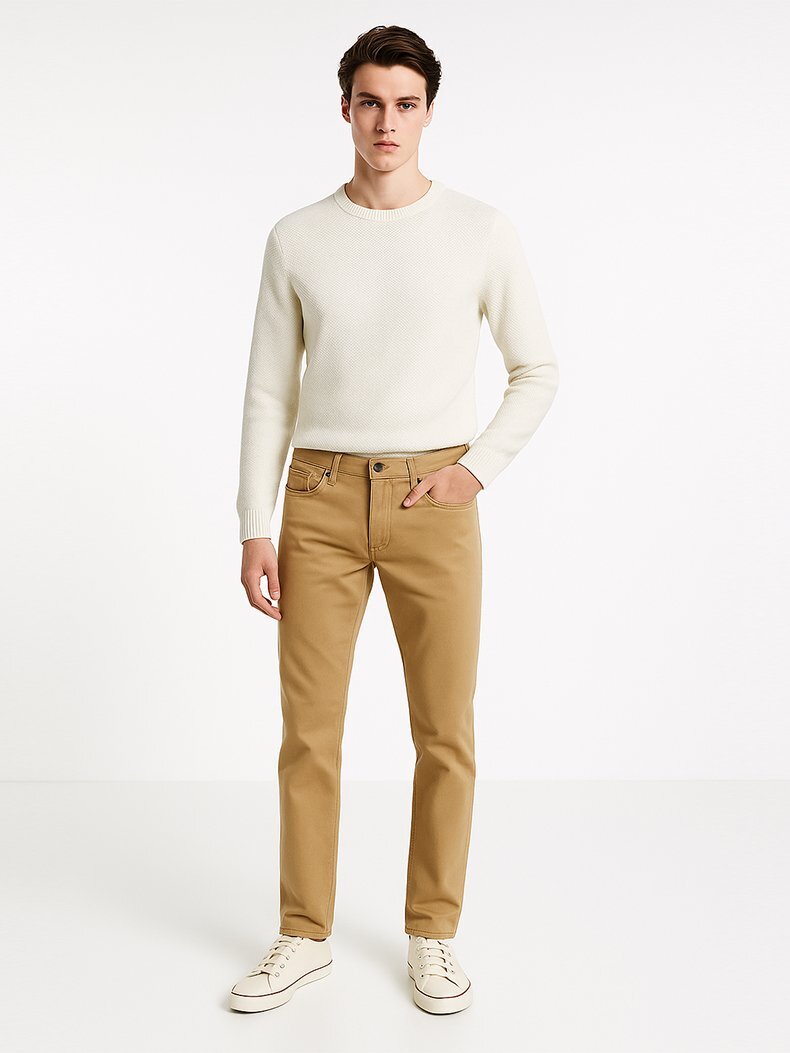 Smarty Y Mid Waist Jean Trousers