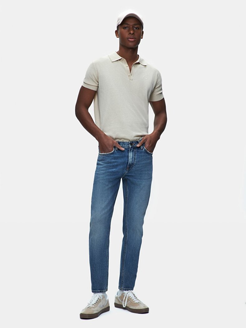 Smarty Y Dar Paça Orta Bel Jean Trousers