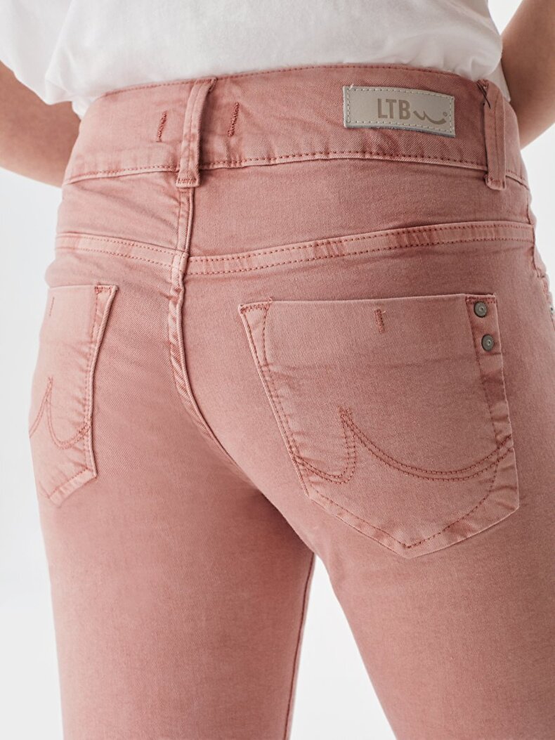 Molly M Dar Paça Orta Bel Jean Pantolon
