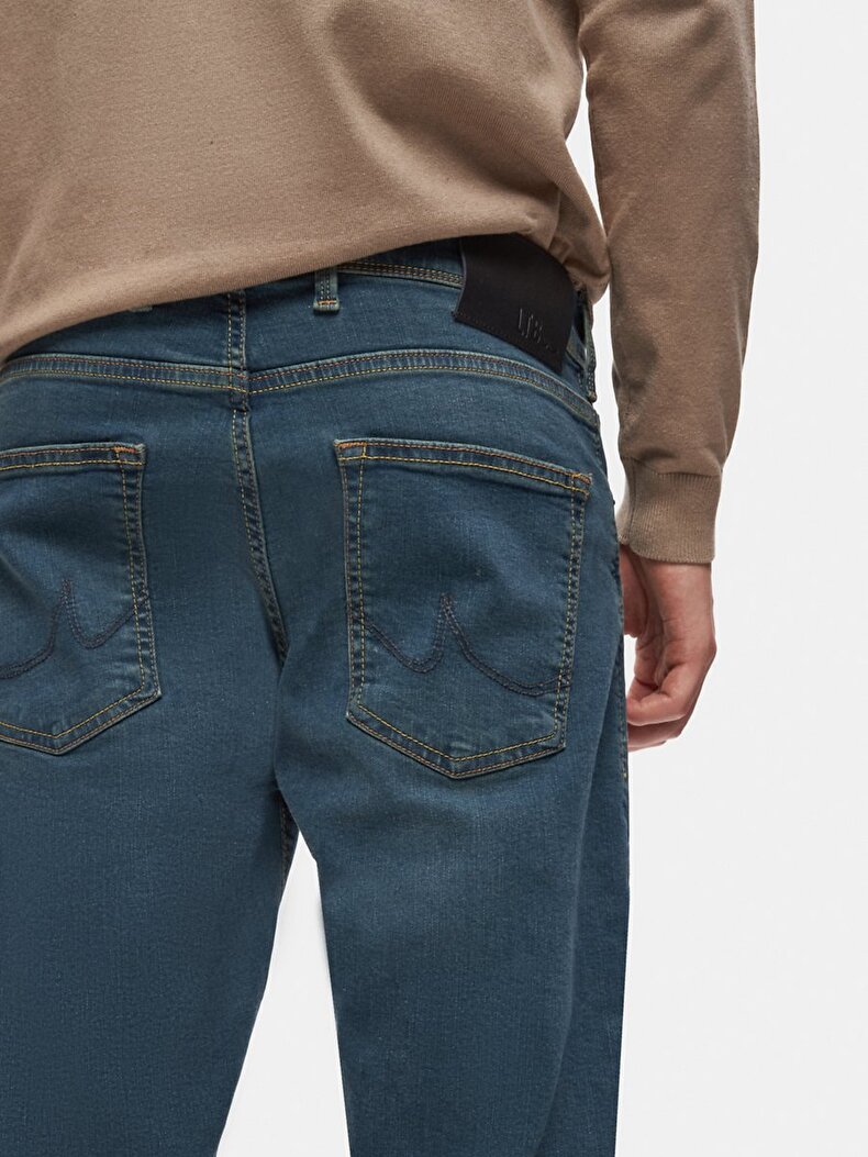 Dıego X Y Dar Paça Orta Bel Jean Pantolon