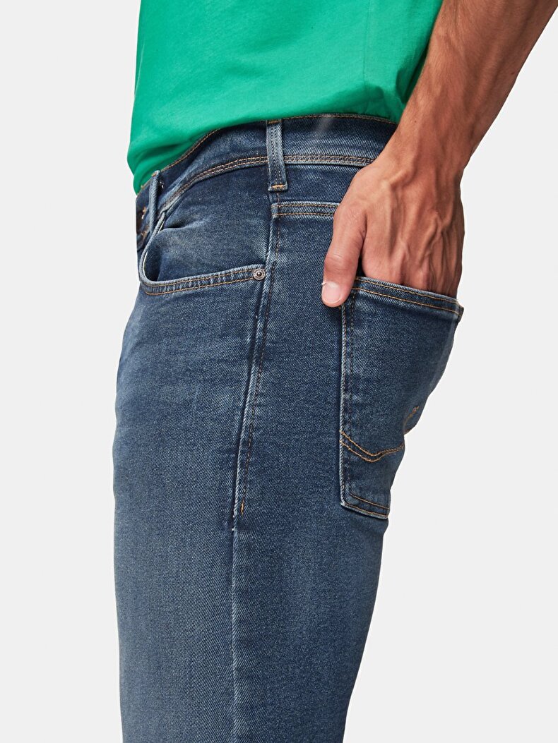Dıego X Y Dar Paça Orta Bel Jean Pantolon