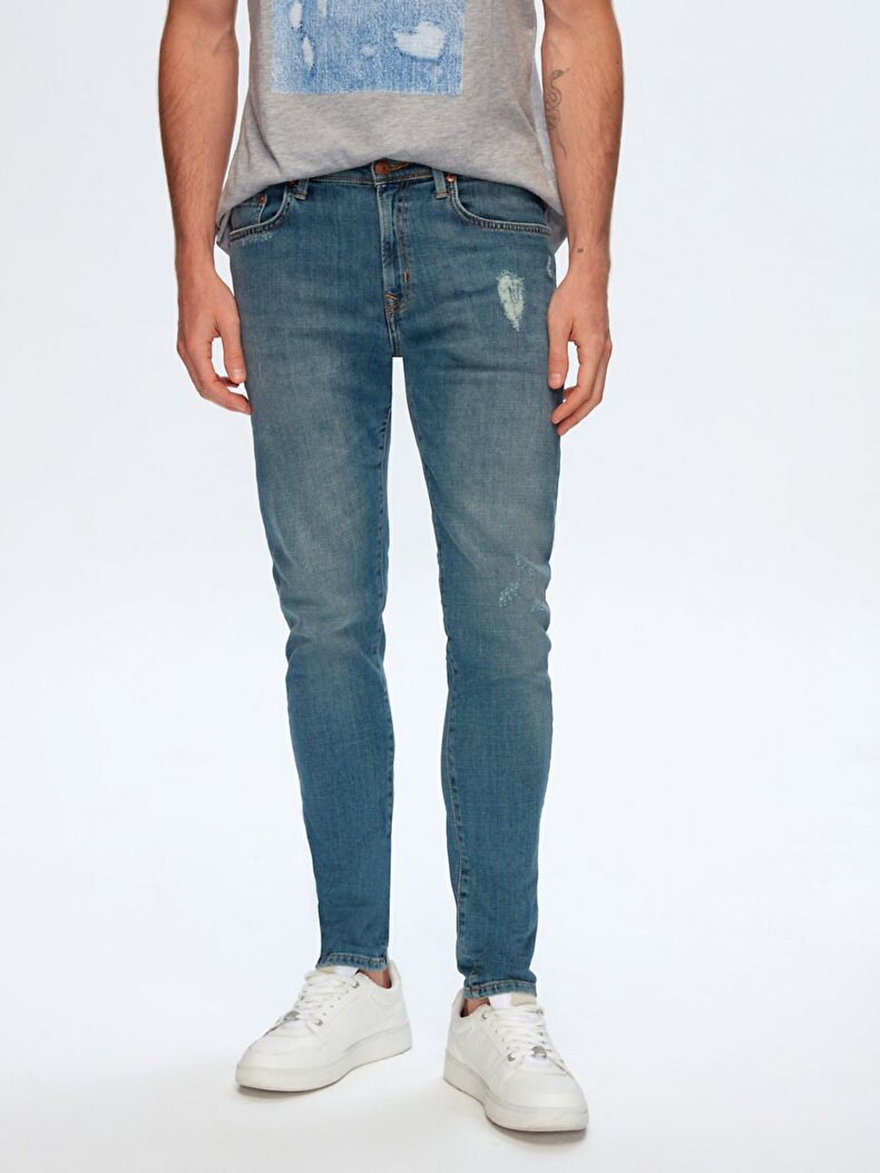 Dıego X Y Dar Paça Orta Bel Jean Pantolon