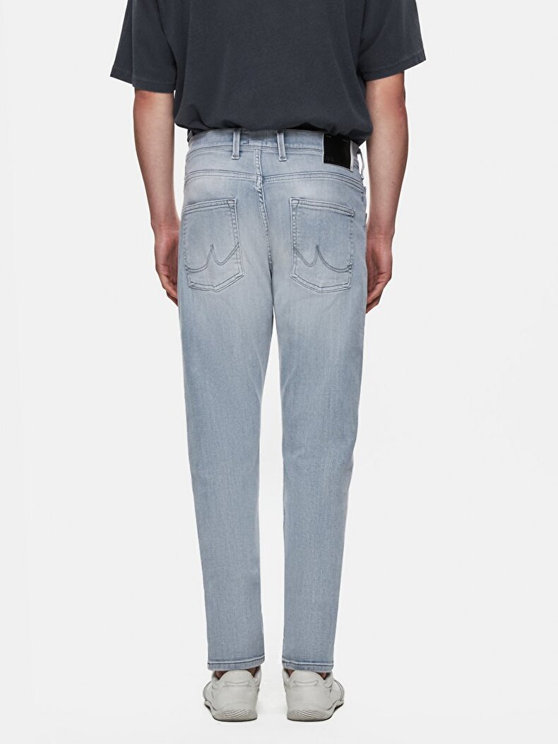Diego X Y Tapered Leg Mid Waist Jean Trousers