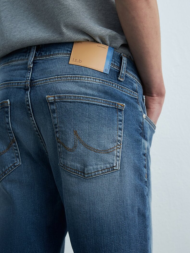 Sawyer Y Dar Paça Orta Bel Jean Trousers