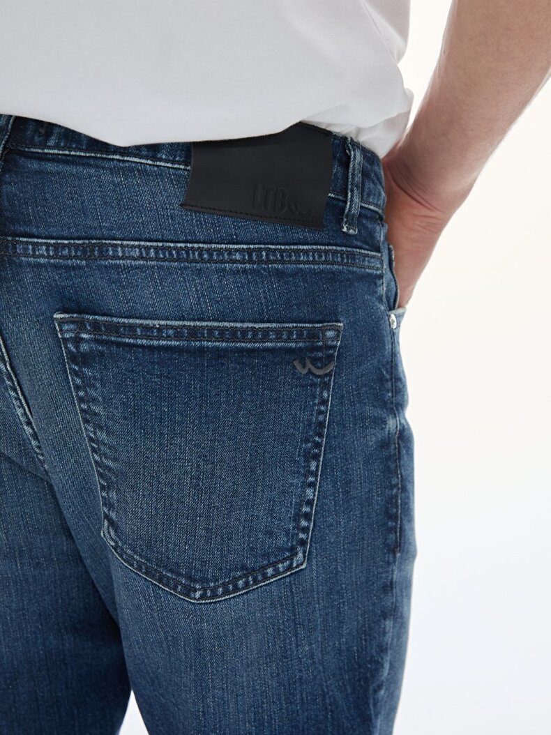 Alessıo Dar Paça Orta Bel Jean Pantolon