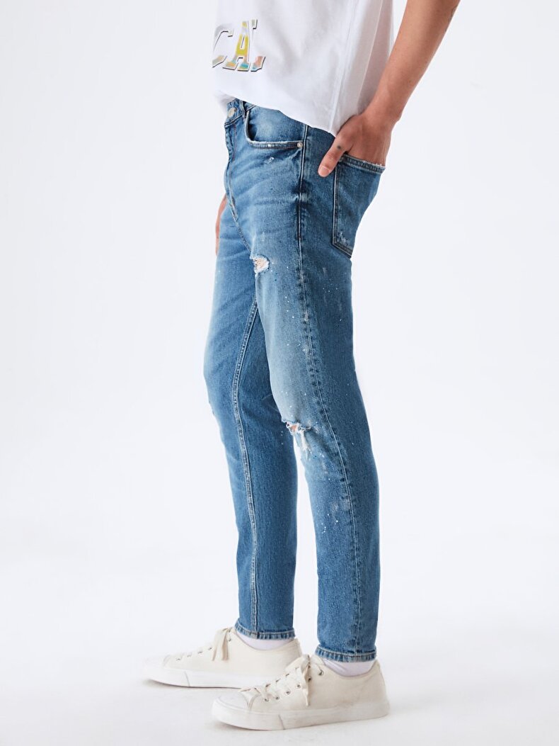 Alessıo Dar Paça Orta Bel Jean Pantolon
