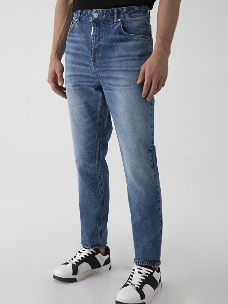 Alessıo Dar Paça Orta Bel Jean Pantolon