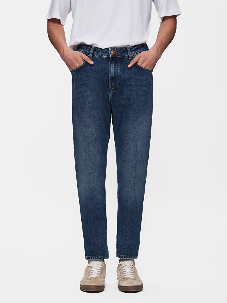 Alessıo Dar Paça Orta Bel Jean Pantolon