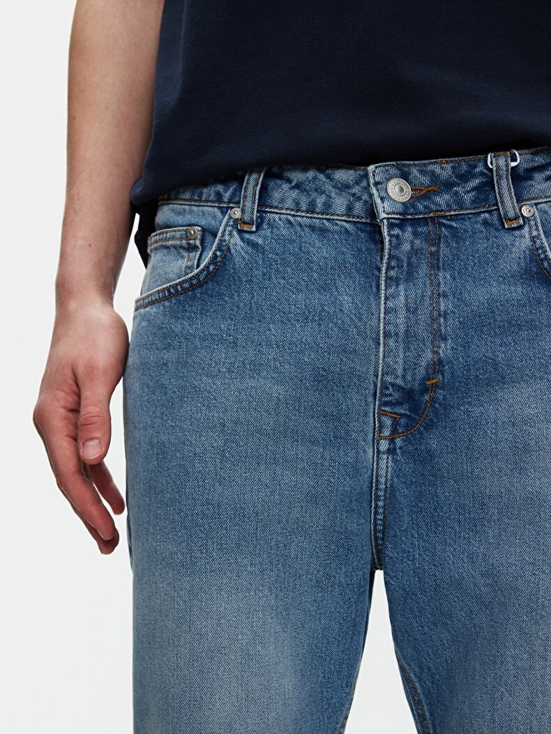 Alessıo Dar Paça Orta Bel Jean Pantolon