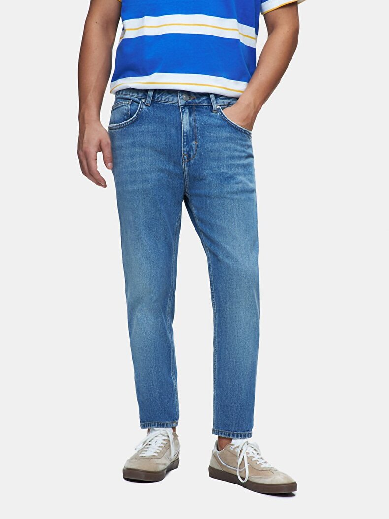 Alessıo Dar Paça Orta Bel Jean Pantolon