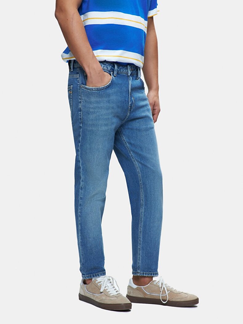 Alessıo Dar Paça Orta Bel Jean Pantolon