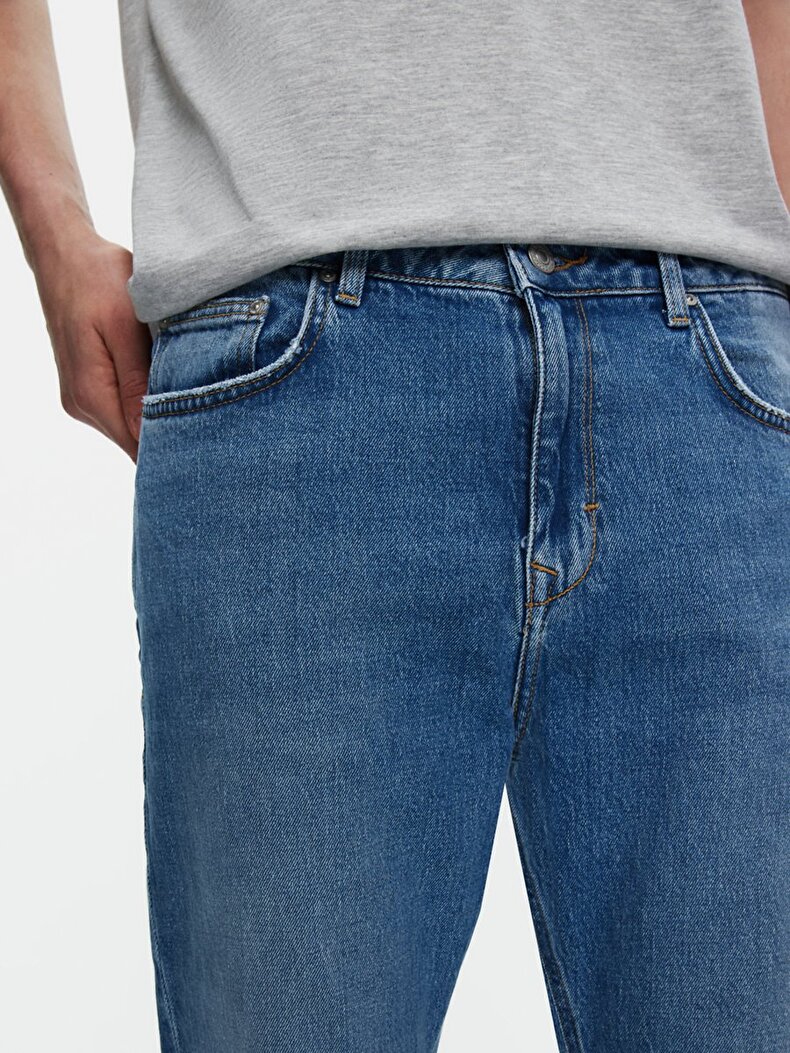 Alessıo Dar Paça Orta Bel Jean Pantolon