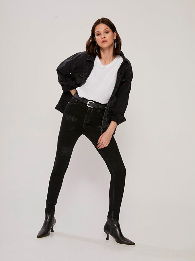 Marcella High Waist Skinny Jeans Trousers