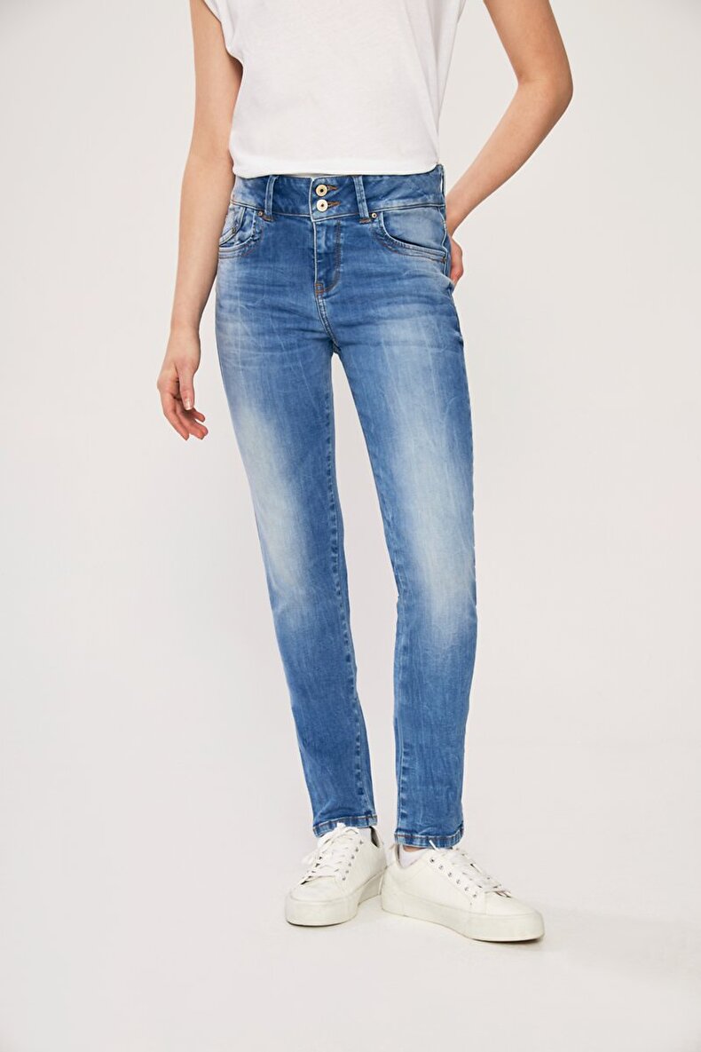 Molly Super Hıgh Dar Paça Yüksek Bel Jean Pantolon