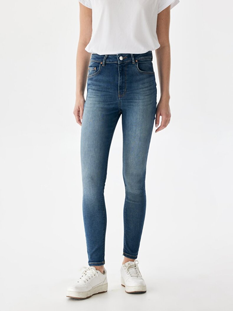 Marcella X High Waist Skinny Skinny Jeans Trousers
