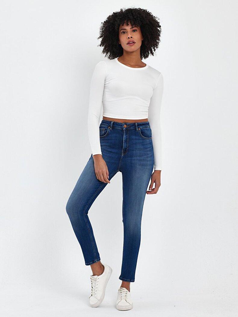 Marcella X High Waist Skinny Skinny Jeans Trousers