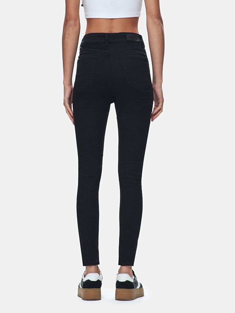 Marcella X Dar Paça Yüksek Bel Jean Pantolon