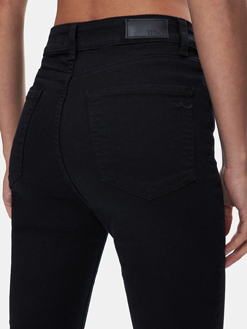 Marcella X Dar Paça Yüksek Bel Jean Pantolon