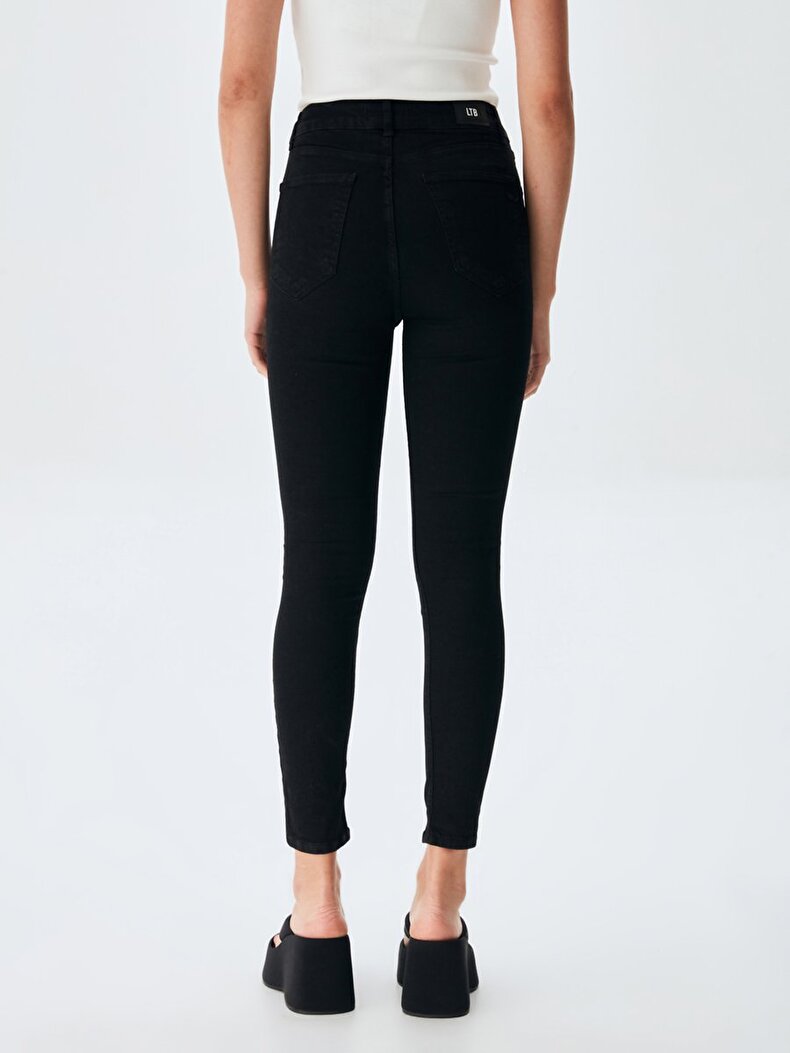 Marcella X Dar Paça Yüksek Bel Jean Pantolon