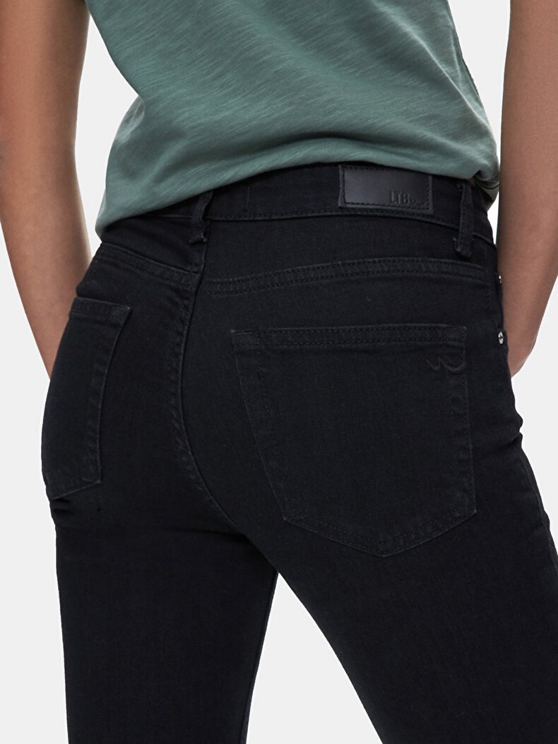 Lynda X Ispanyol Paça Yüksek Bel Jean Pantolon