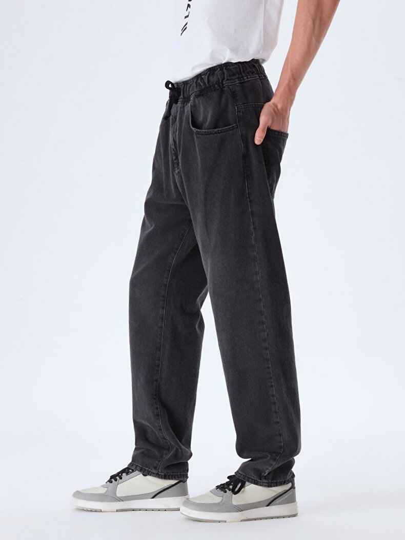 Andreo Wide Leg Jogger Jeans Trousers