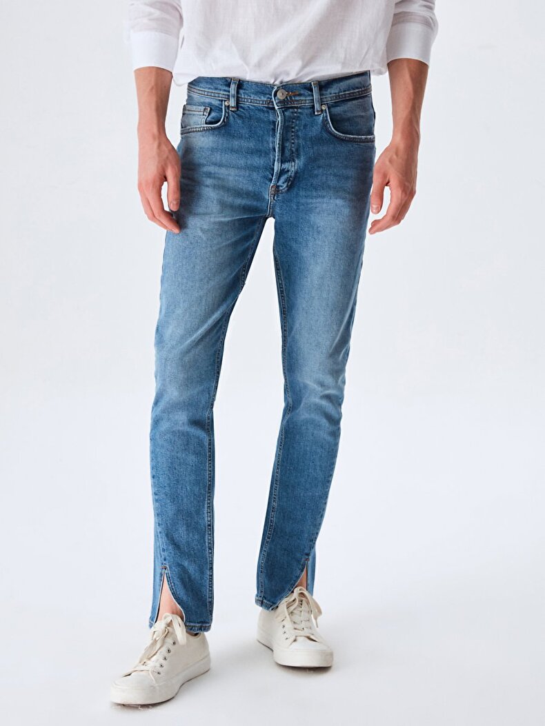 Stan Split Split Skinny Jeans Trousers