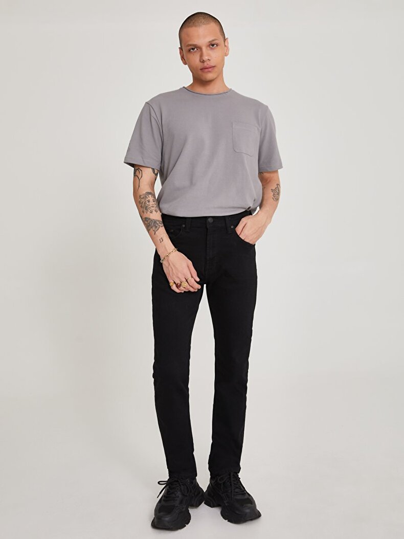 Hollywood Y Mid Waits Straight Leg Straight Jeans Trousers