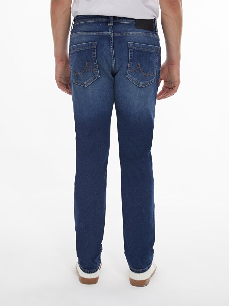 Hollywood Y Düz Paça Orta Bel Jean Trousers