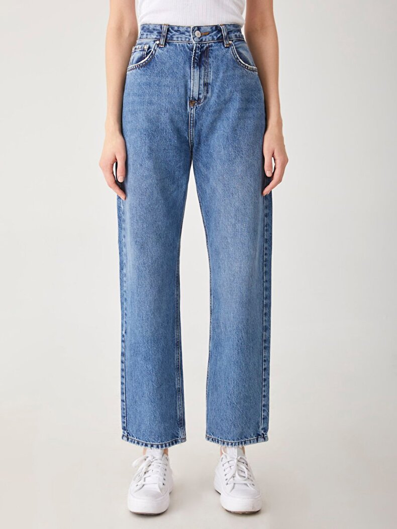 Myla Zip High Waist Jeans Broek