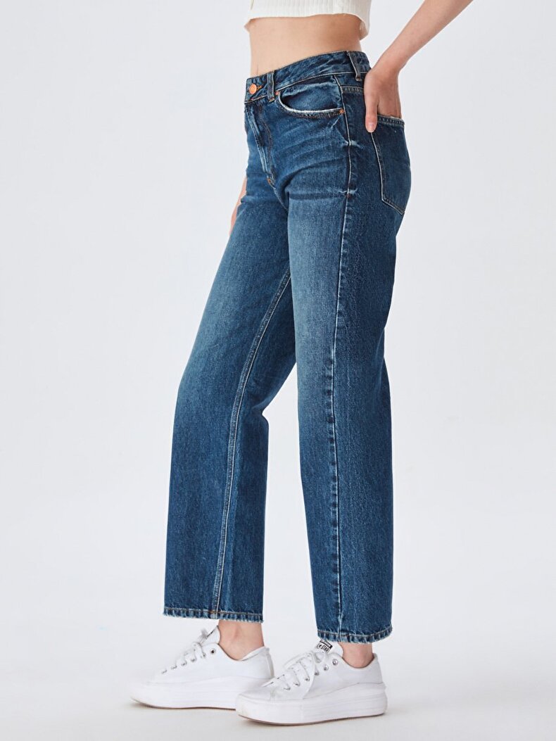 Myla Zip Jeans Hosen