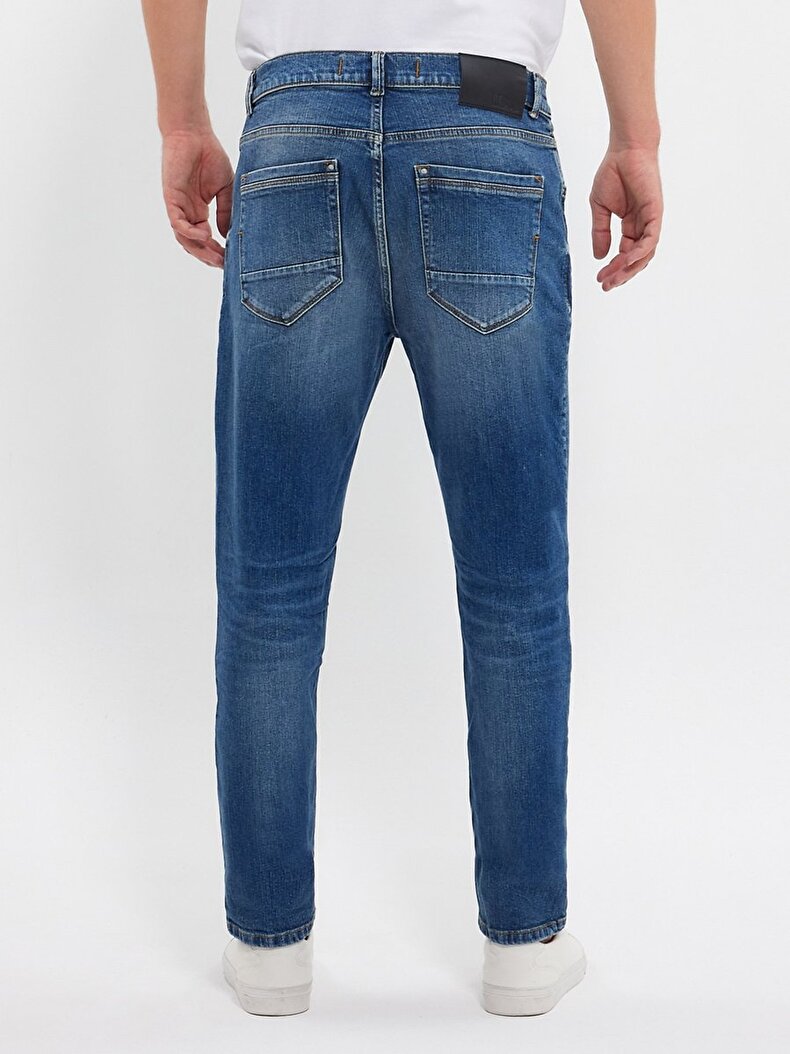 New Sawyer Y Dar Paça Orta Bel Jean Pantolon