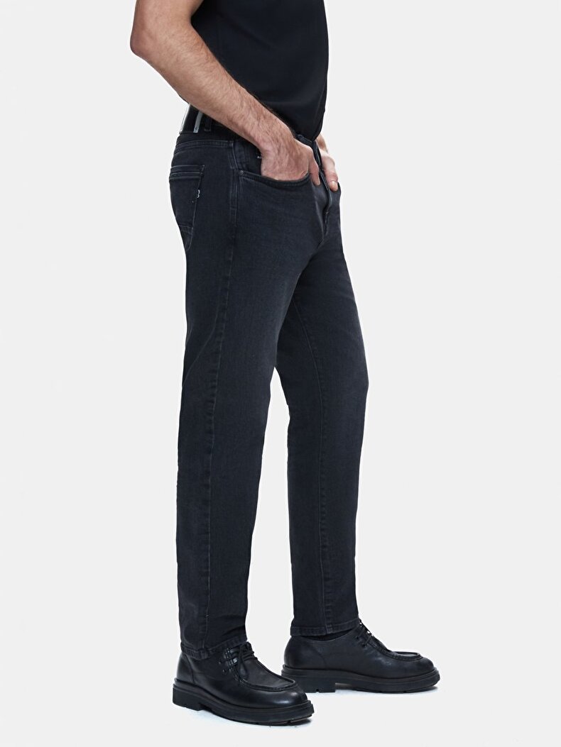 New Sawyer Y Dar Paça Orta Bel Jean Pantolon