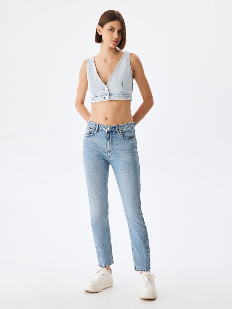 Ronna X High Waist Skinny Slim Jeans Trousers