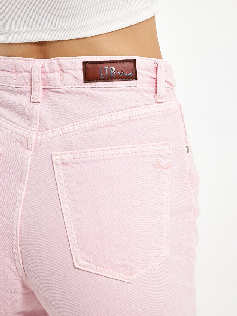 Lorenda X Geniş Paça Yüksek Bel Jean Pantolon