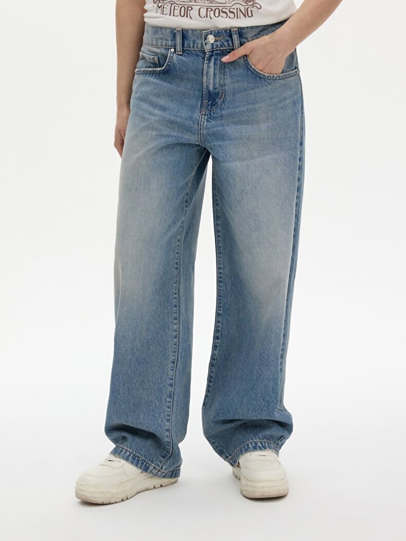 Larrıe Baggy Jean Pantolon