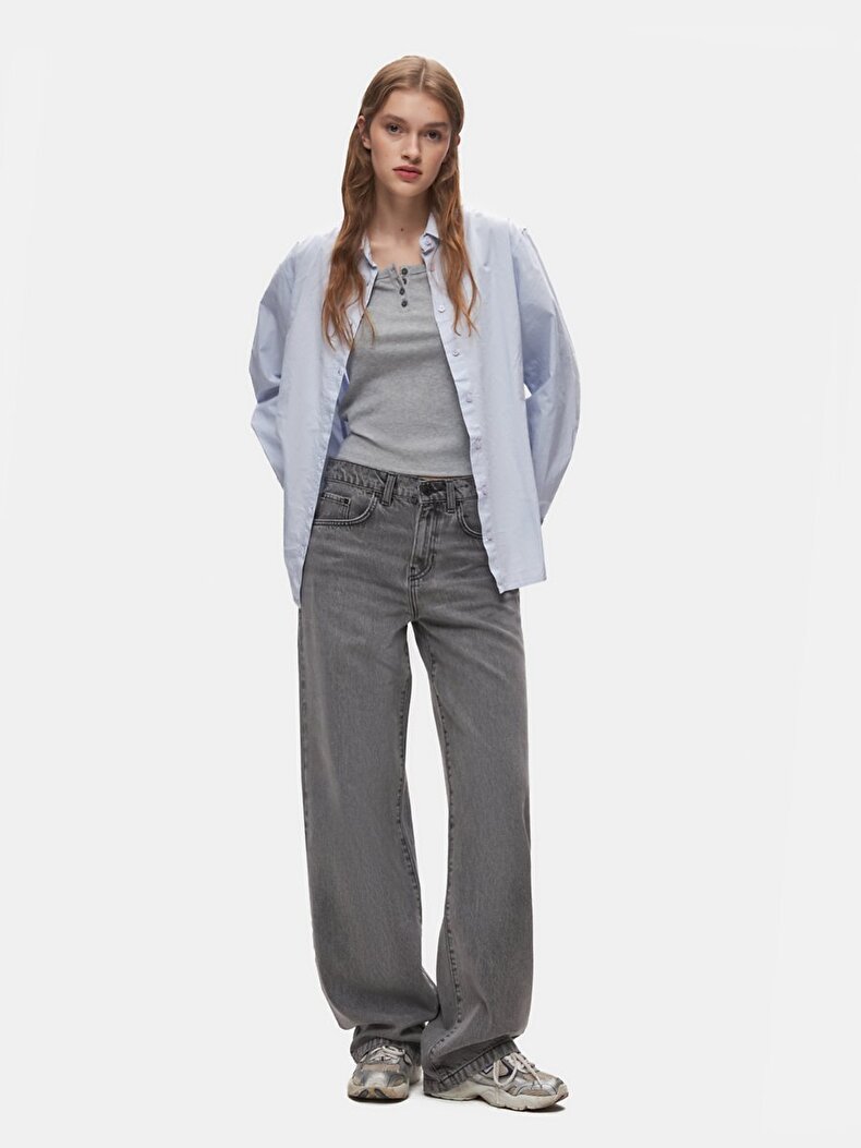 Larrıe Baggy Jean Pantolon