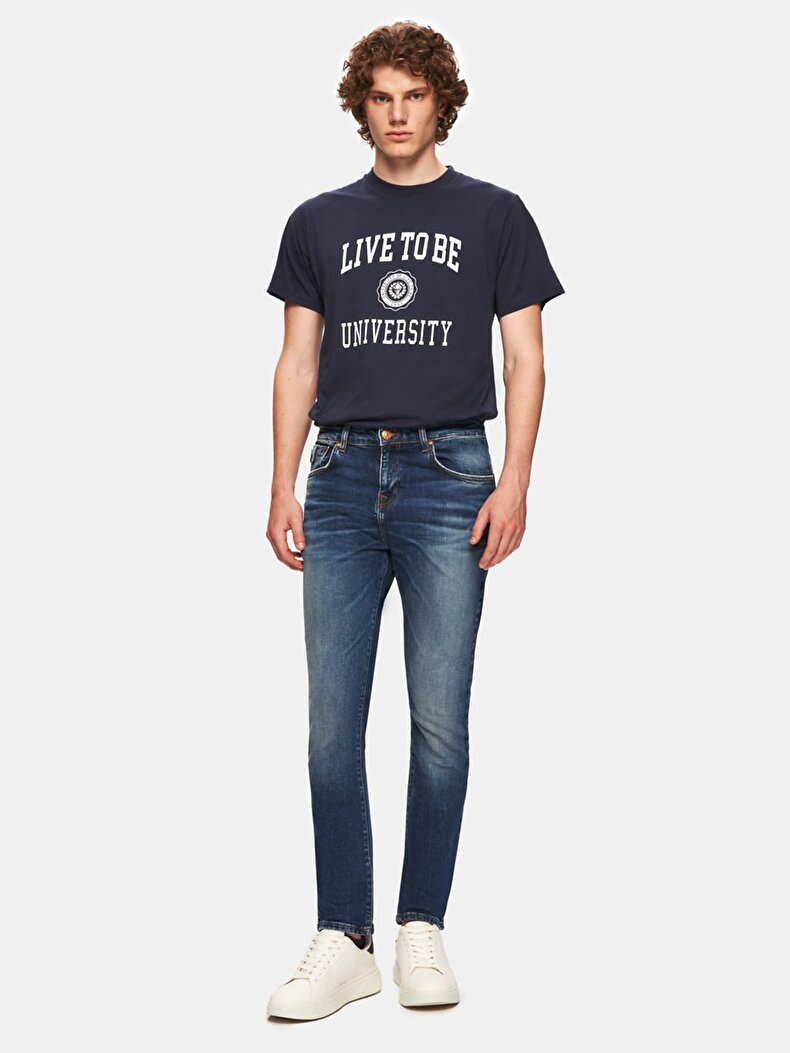 Joshua 200 Dar Paça Düşük Bel Jean Trousers