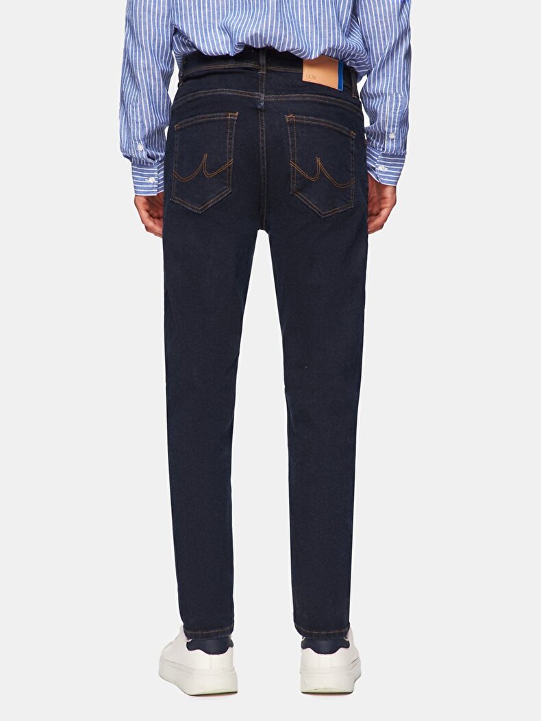 Sawyer 5 Dar Paça Orta Bel Jean Pantolon