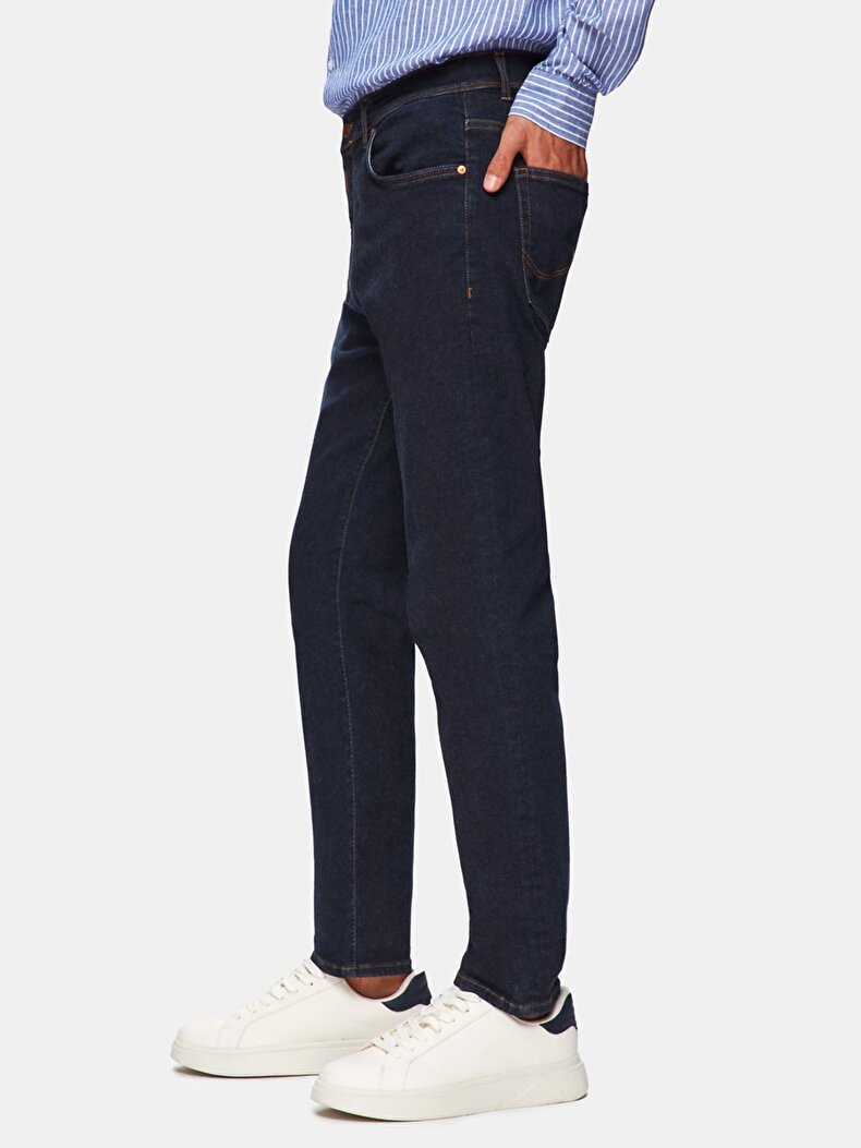 Sawyer 5 Dar Paça Orta Bel Jean Pantolon