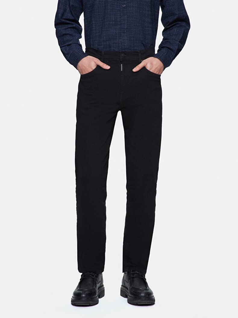 Sawyer 5 Smalle Pi̇jp Middel Taille Jean Broek