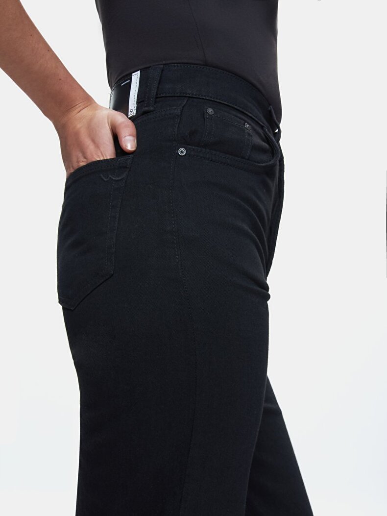 Vıonne H Geniş Paça Yüksek Bel Jean Pantolon